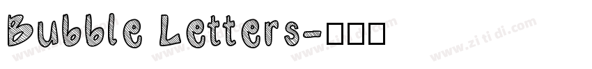 Bubble Letters字体转换